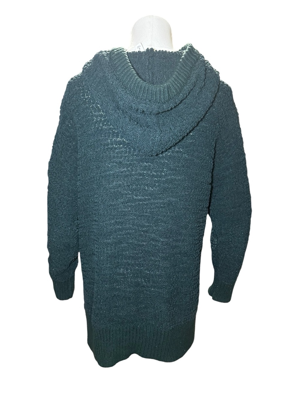 Zenana Outfitters Cozy Popcorn Hooded Knit Sweater - Picture 8 of 9